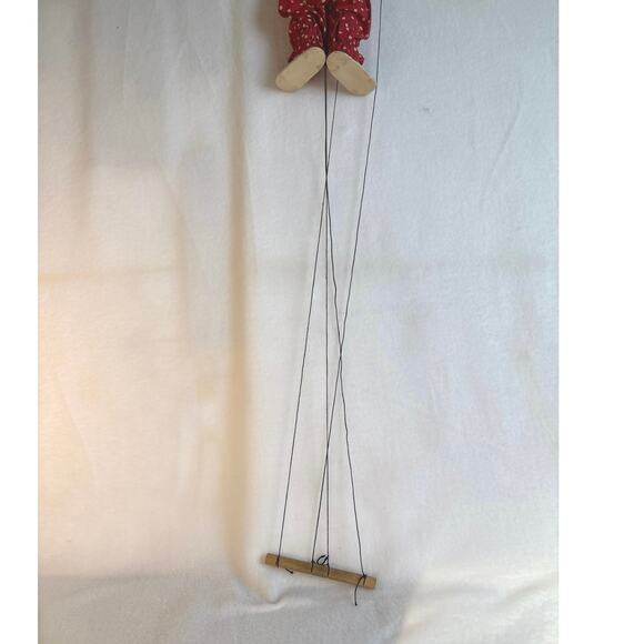 Clippo the Clown VTG 1930’s String Marionette Puppet USA Effanbee 13” - Picture 7 of 10